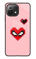 Gwen Heart Mi 11 Lite Glass Case