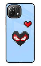 Peter Heart Mi 11 Lite Glass Case