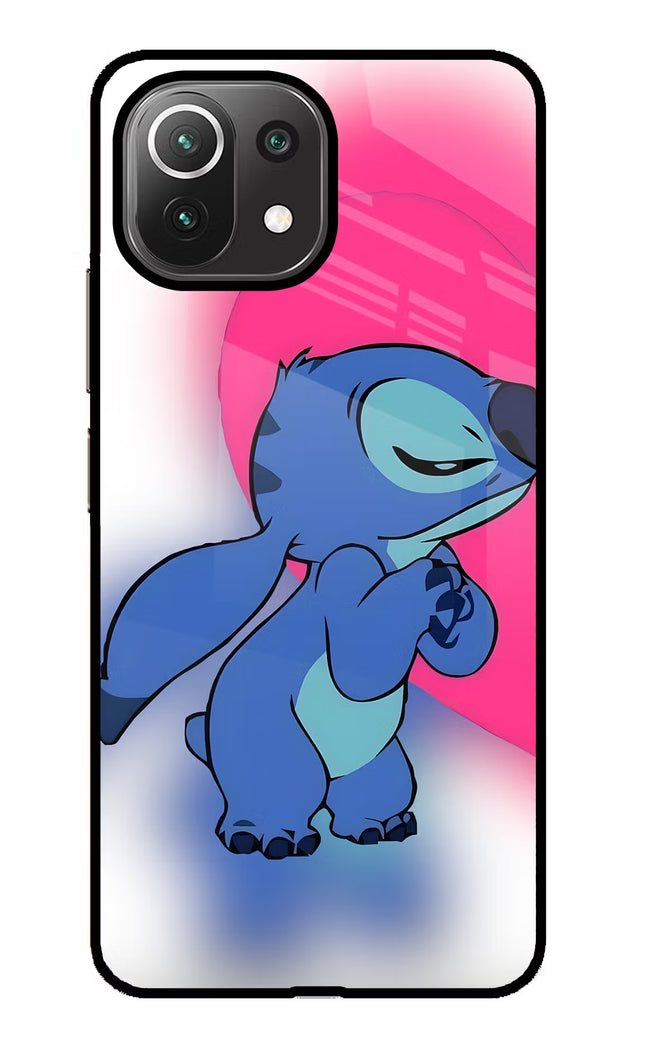 Stitch Hug Mi 11 Lite Glass Case