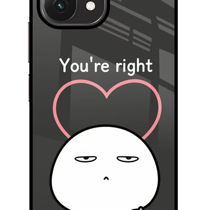 You're Right Mi 11 Lite Glass Case