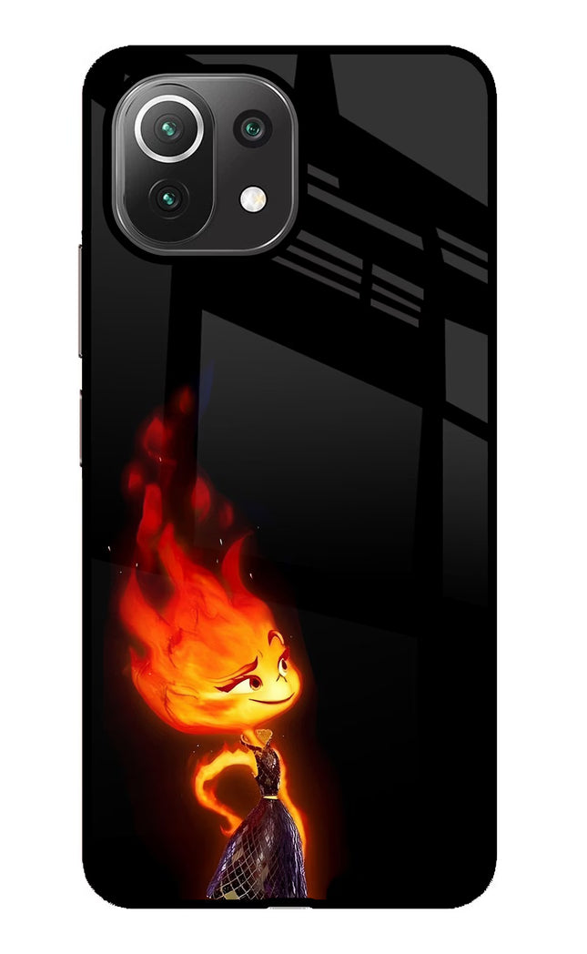Ember Flame Mi 11 Lite Glass Case