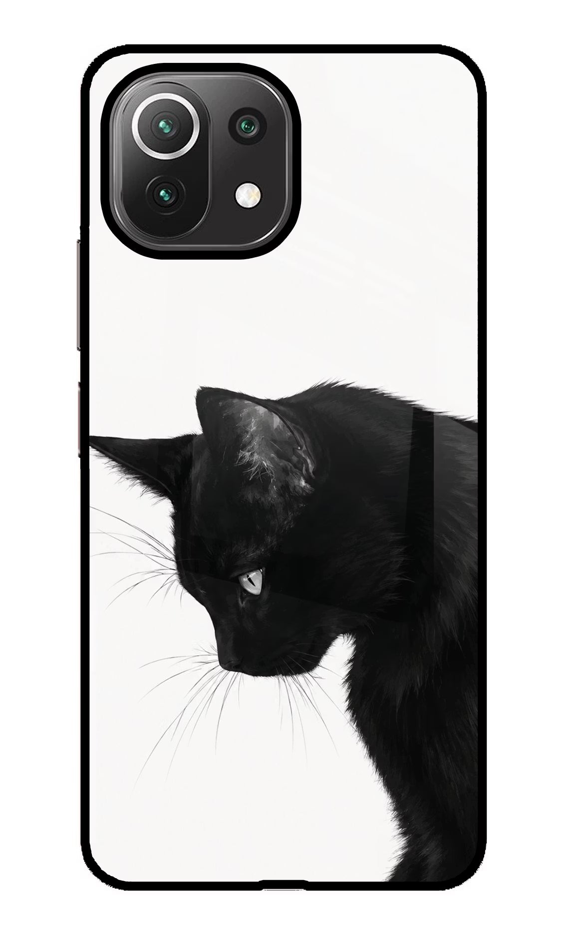 Shadow Gaze Mi 11 Lite Glass Case Back Cover by Casekaro