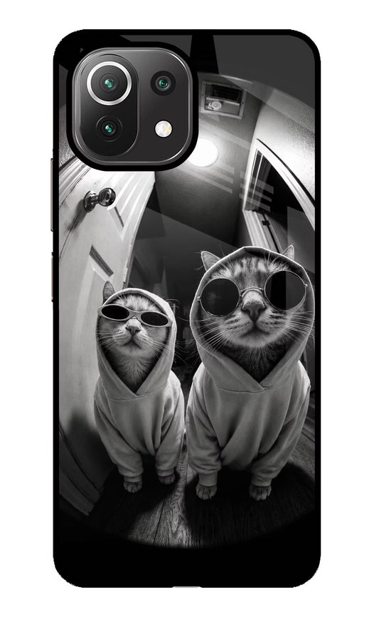 Hood Cats Mi 11 Lite Glass Case