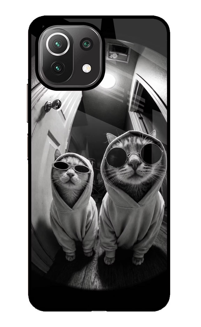 Hood Cats Mi 11 Lite Glass Case