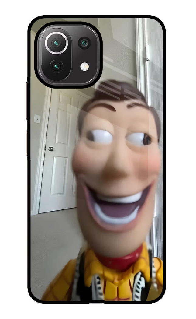 Side Eye Woody Mi 11 Lite Glass Case