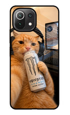Gamer Cat Energy Mi 11 Lite Glass Case