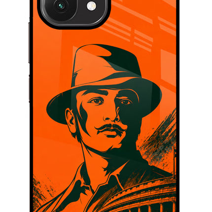 Bhagat Singh Legacy Mi 11 Lite Glass Case Back Cover by Casekaro