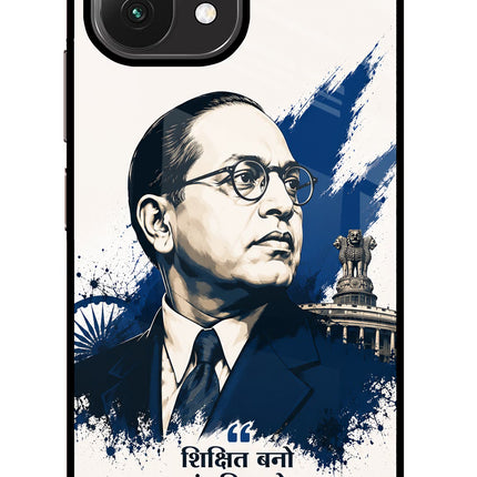 Dr. Ambedkar Visionary Mi 11 Lite Glass Case Back Cover by Casekaro