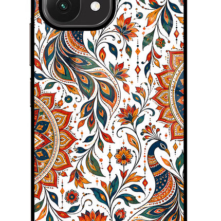 White Mayura Mi 11 Lite Glass Case