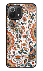 White Mayura Mi 11 Lite Glass Case