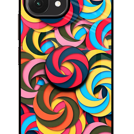 Spiral Pattern Mi 11 Lite Pop Case by Casekaro