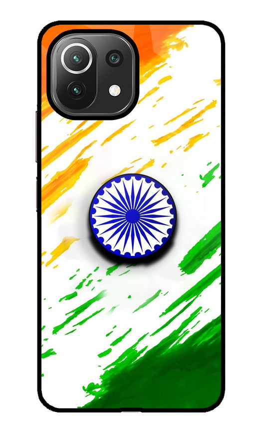 Indian Flag Ashoka Chakra Mi 11 Lite Glass Case