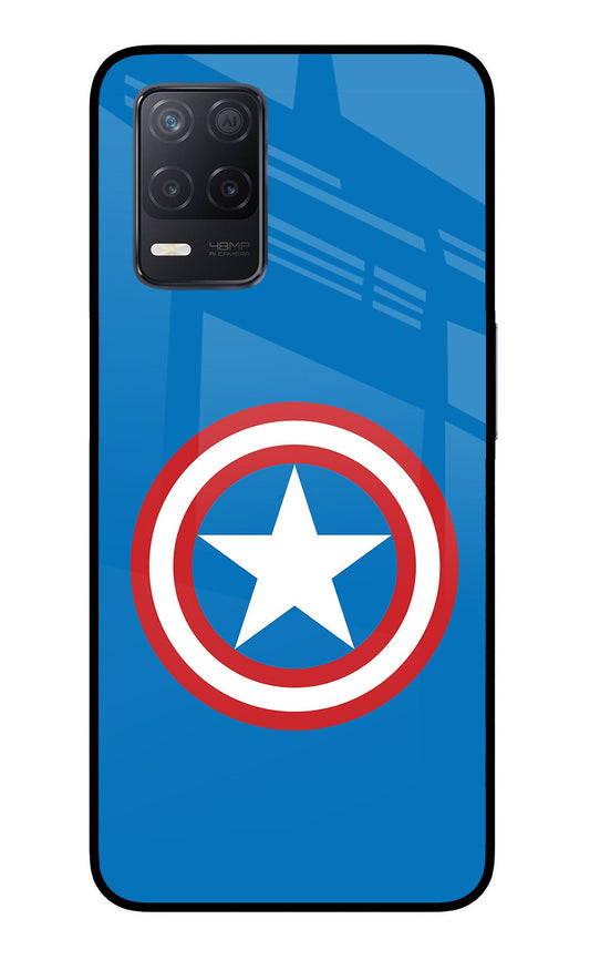 Captain America Logo Realme 8 5G/8s 5G Glass Case