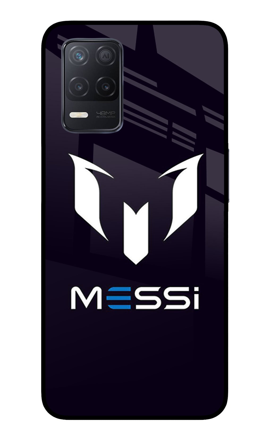 Messi Logo Realme 8 5G/8s 5G Glass Case