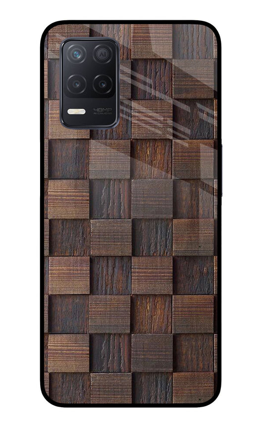 Wooden Cube Design Realme 8 5G/8s 5G Glass Case