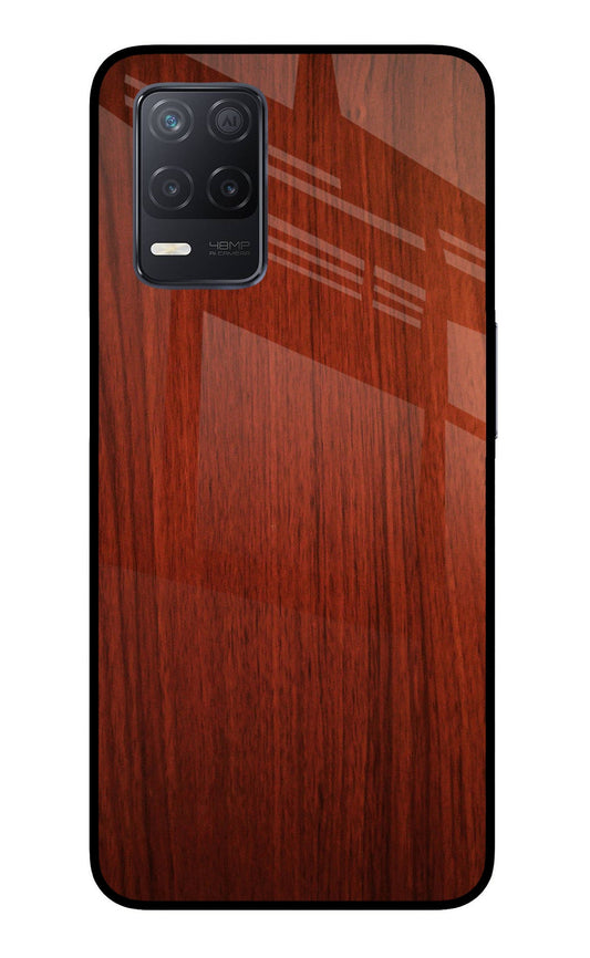 Wooden Plain Pattern Realme 8 5G/8s 5G Glass Case