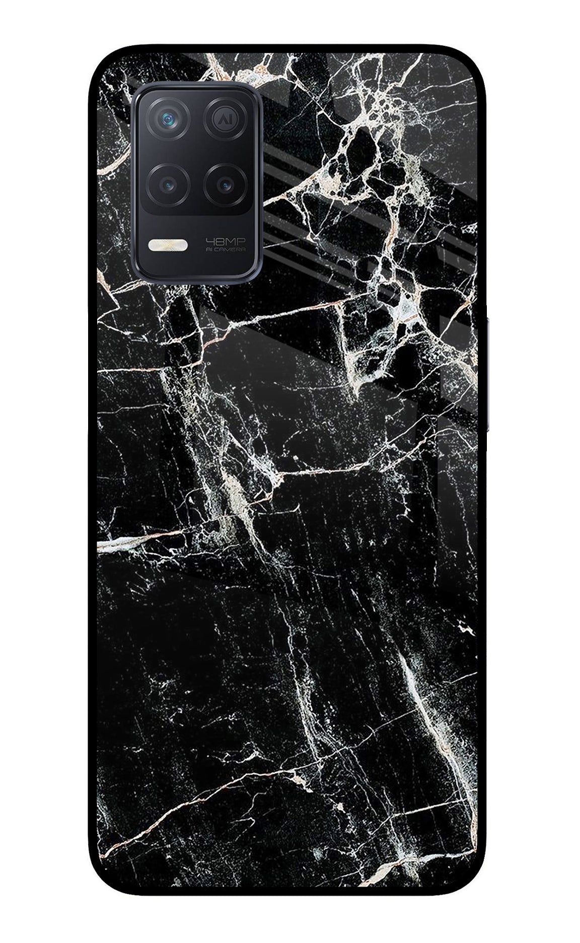 Black Marble Texture Realme 8 5G/8s 5G Back Cover