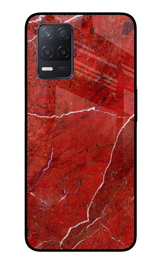 Red Marble Design Realme 8 5G/8s 5G Glass Case