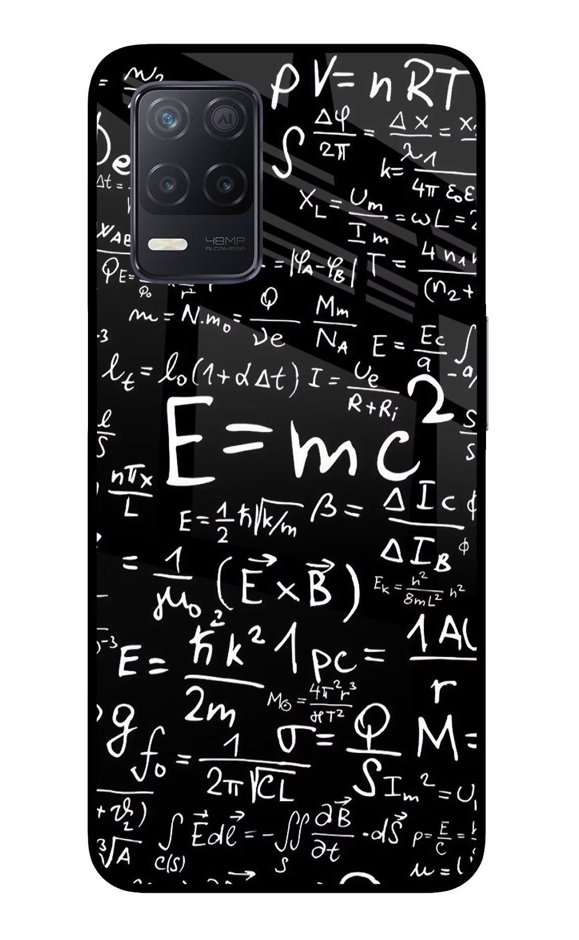 Physics Formula Realme 8 5G/8s 5G Glass Case Back Cover by Casekaro