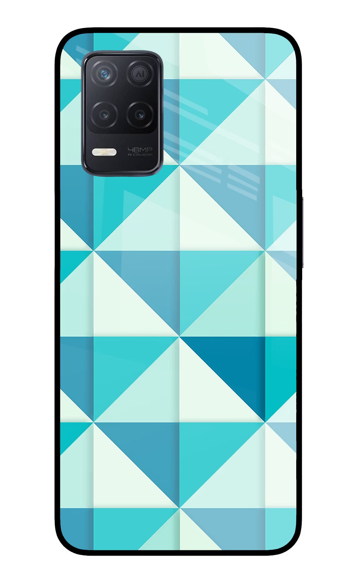 Abstract Realme 8 5G/8s 5G Glass Case Back Cover by Casekaro