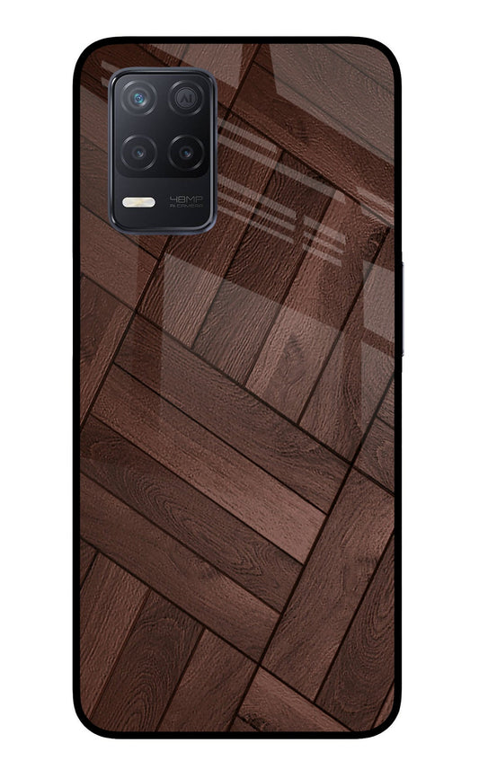 Wooden Texture Design Realme 8 5G/8s 5G Glass Case