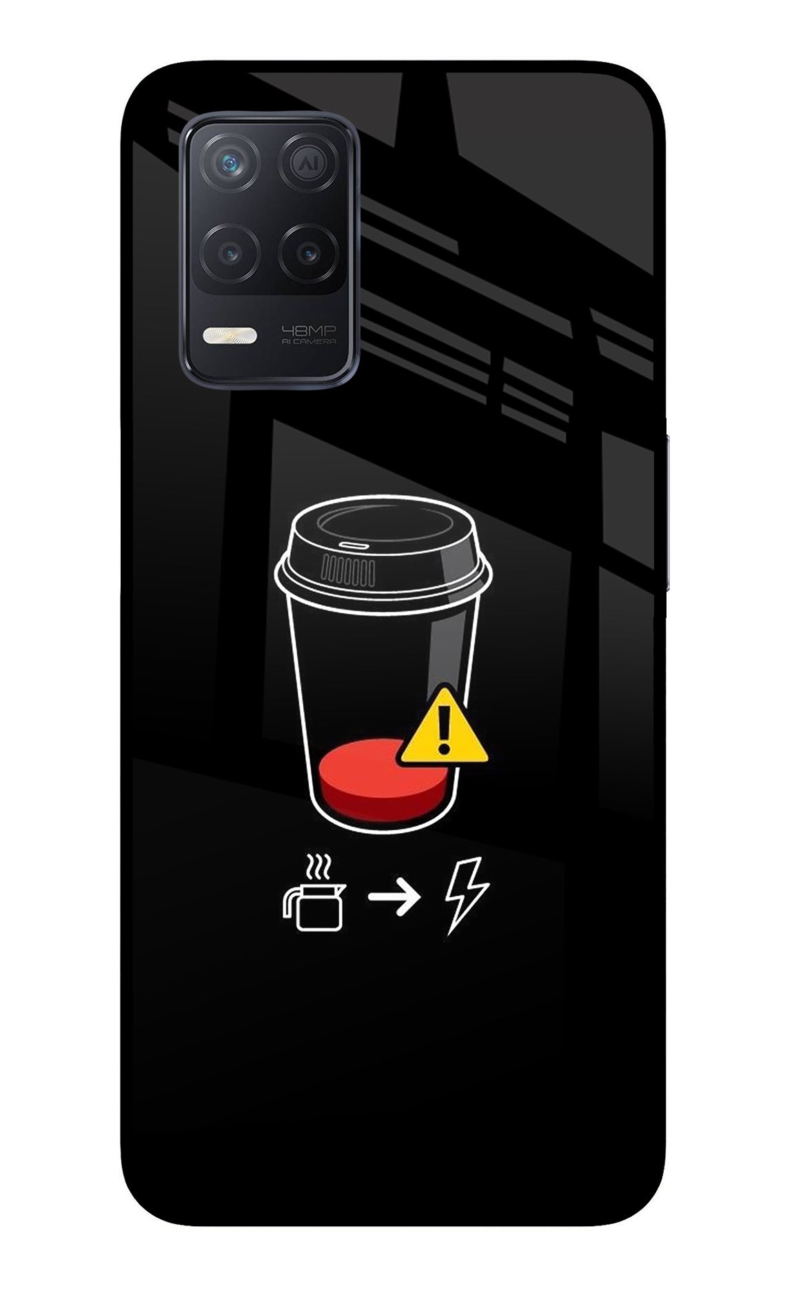 Coffee Realme 8 5G/8s 5G Glass Case