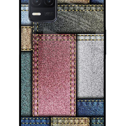 Multicolor Jeans Realme 8 5G/8s 5G Glass Case