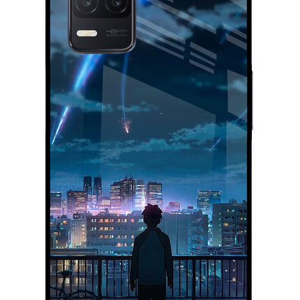 Anime Realme 8 5G/8s 5G Glass Case Back Cover by Casekaro
