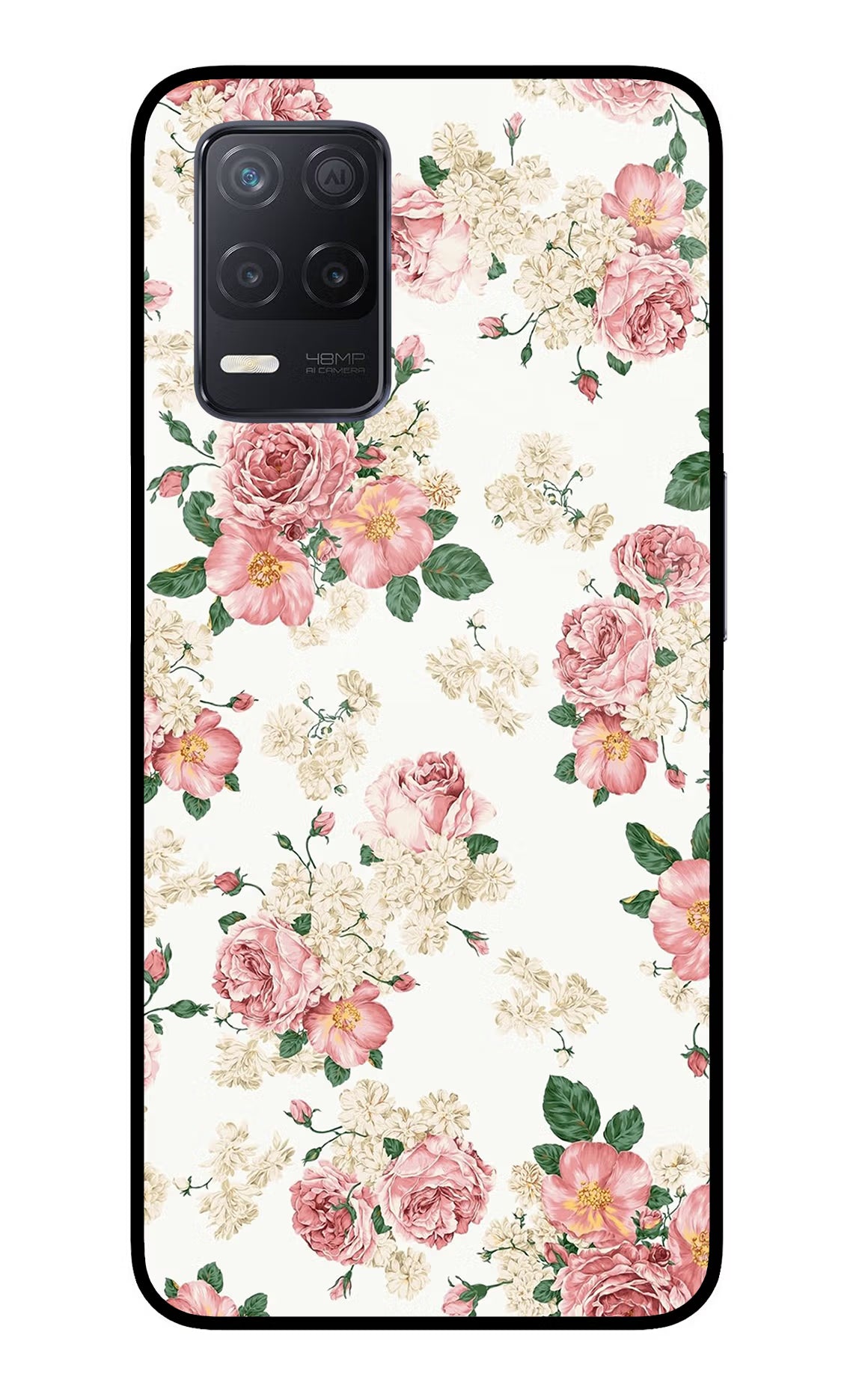 Flowers Realme 8 5G/8s 5G Glass Case