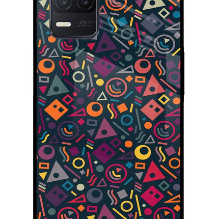 Geometric Abstract Realme 8 5G/8s 5G Glass Case