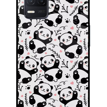 Cute Panda Realme 8 5G/8s 5G Glass Case