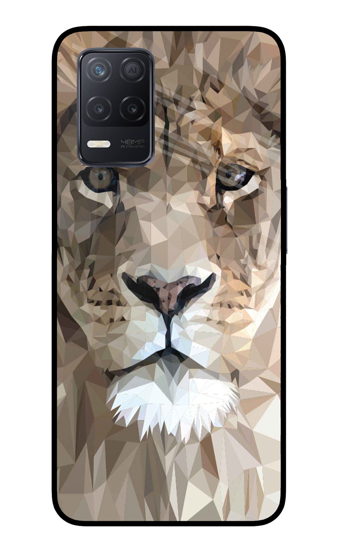 Lion Art Realme 8 5G/8s 5G Glass Case