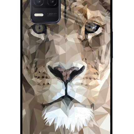 Lion Art Realme 8 5G/8s 5G Glass Case