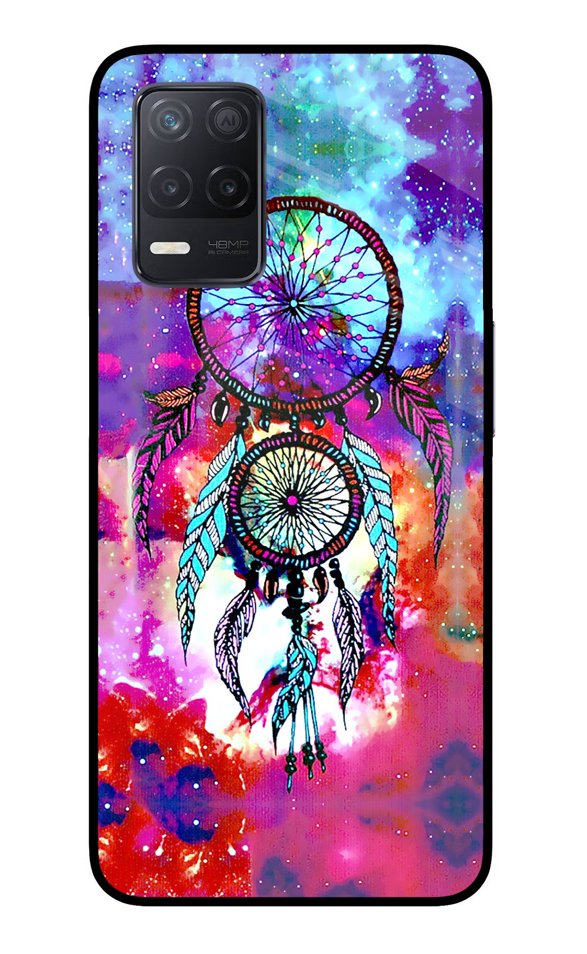 Dream Catcher Abstract Realme 8 5G/8s 5G Glass Case Back Cover by Casekaro