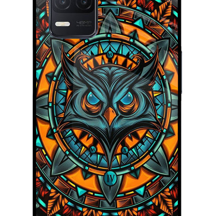 Angry Owl Art Realme 8 5G/8s 5G Glass Case