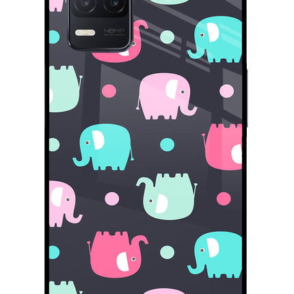 Elephants Realme 8 5G/8s 5G Glass Case