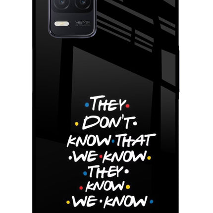 FRIENDS Dialogue Realme 8 5G/8s 5G Glass Case