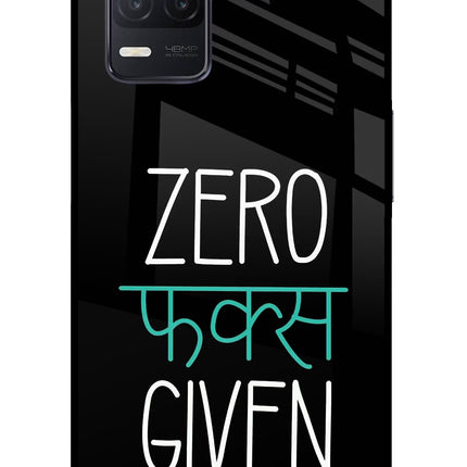 Zero Fucks Given Realme 8 5G/8s 5G Glass Case