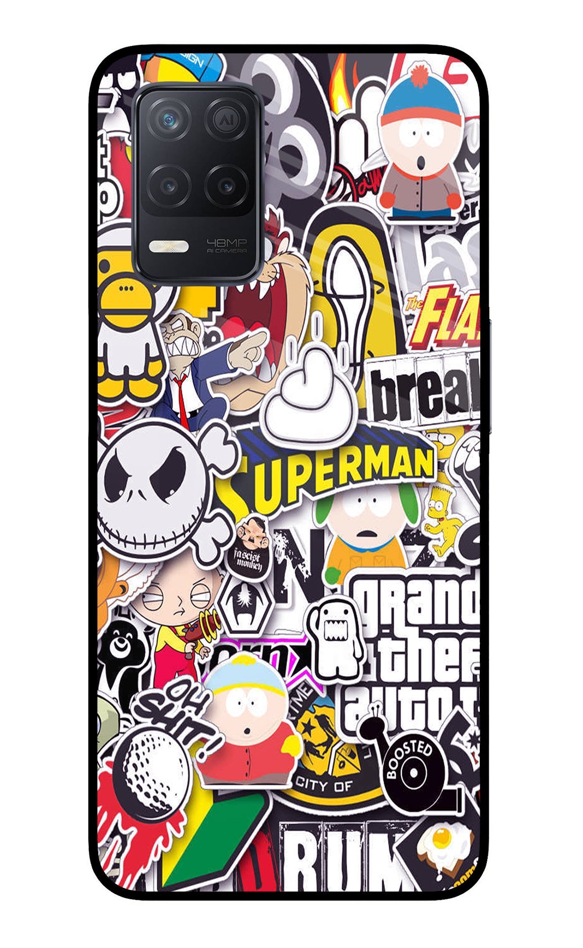 Sticker Bomb Realme 8 5G/8s 5G Back Cover