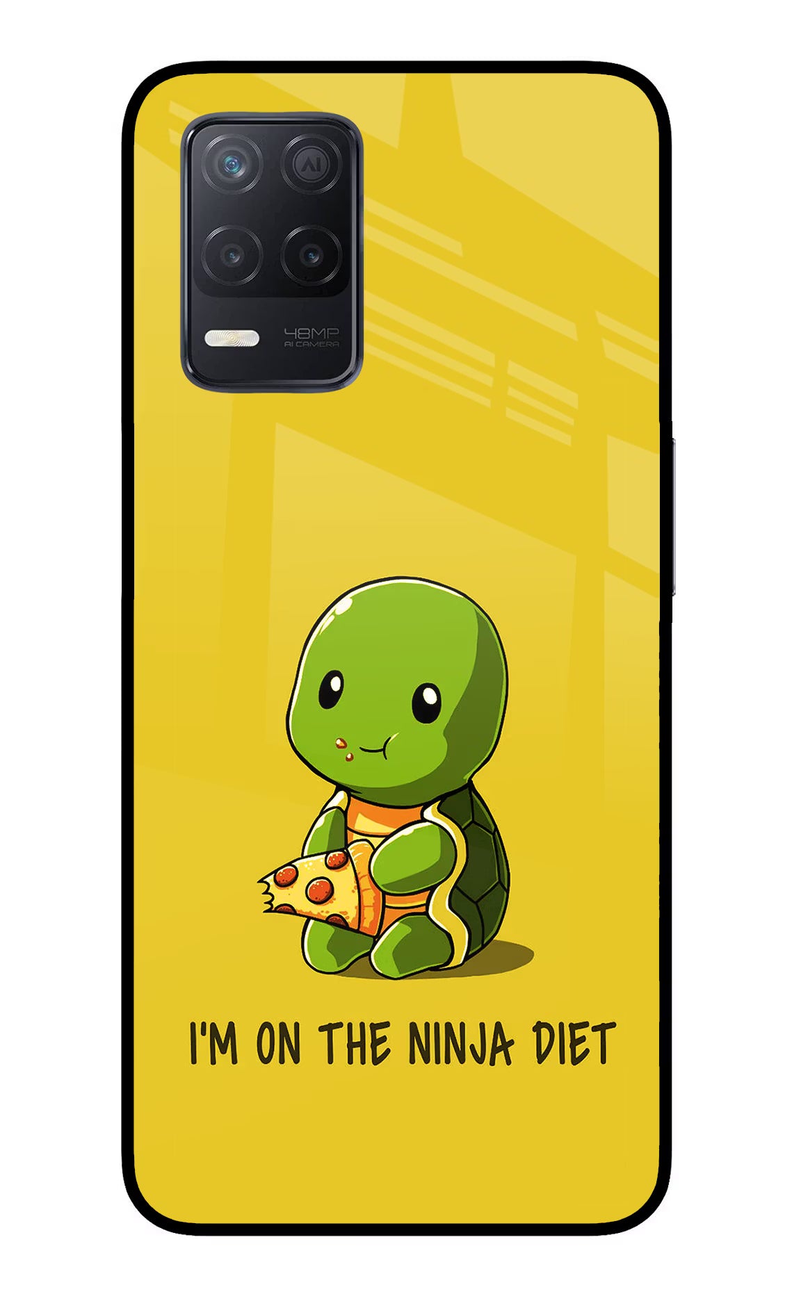 I'm on Ninja Diet Realme 8 5G/8s 5G Glass Case Back Cover by Casekaro