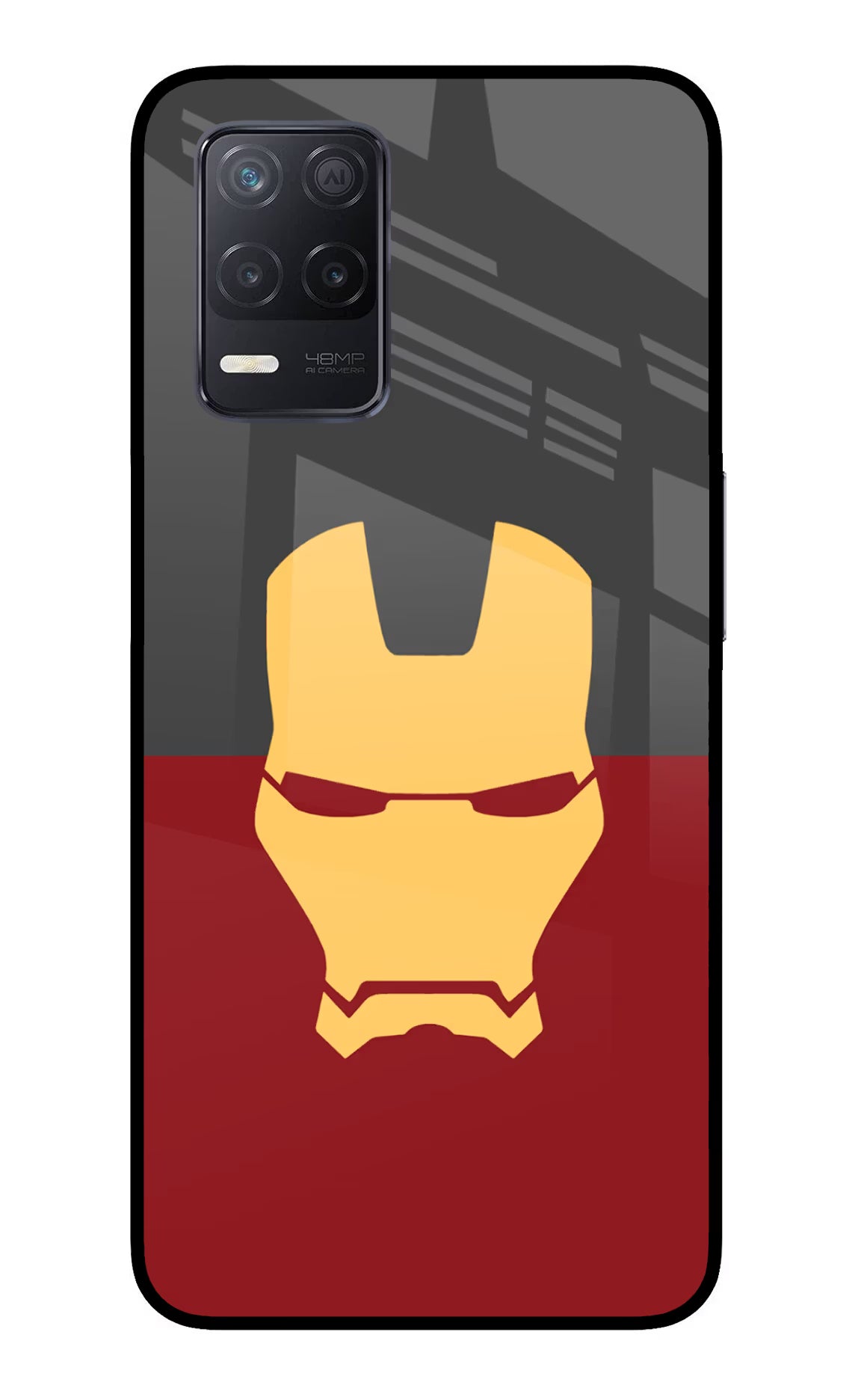 Ironman Realme 8 5G/8s 5G Glass Case Back Cover by Casekaro