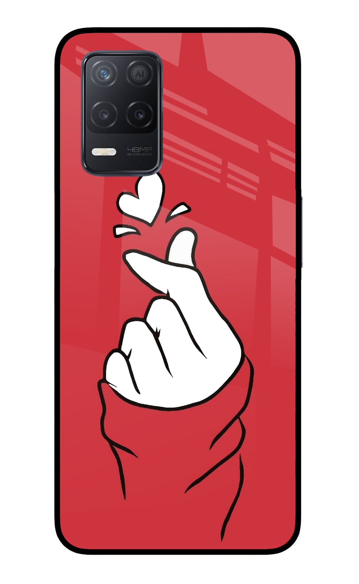 Korean Love Sign Realme 8 5G/8s 5G Glass Case