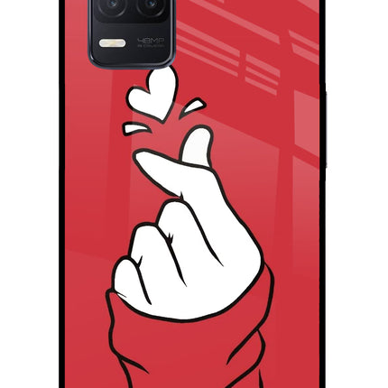 Korean Love Sign Realme 8 5G/8s 5G Glass Case