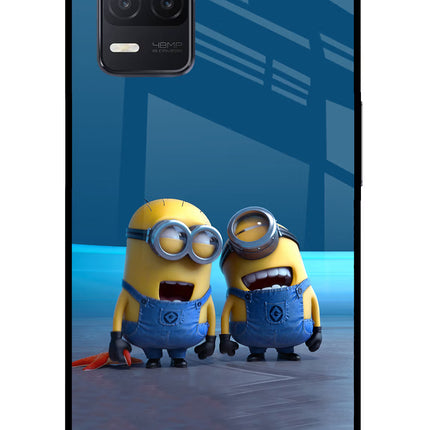 Minion Laughing Realme 8 5G/8s 5G Glass Case