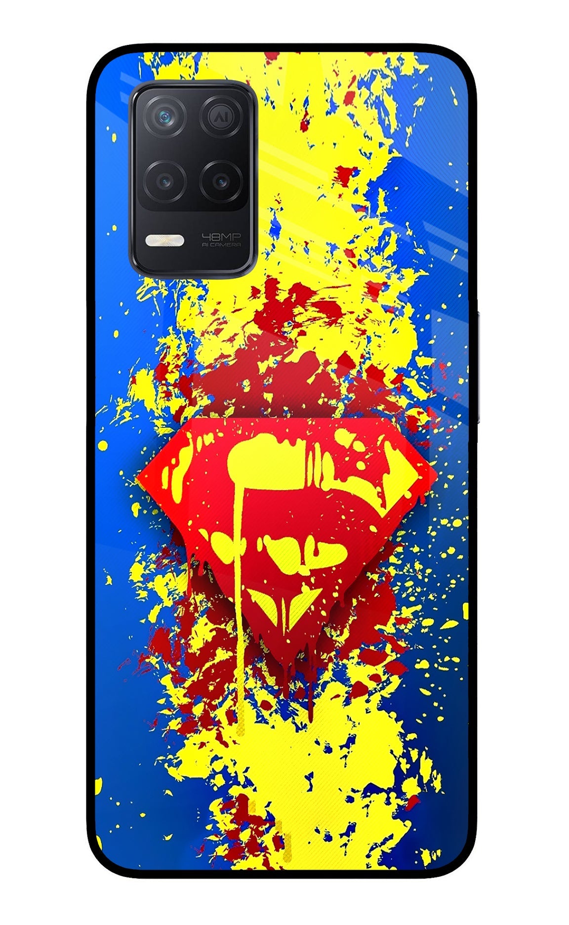 Superman logo Realme 8 5G/8s 5G Glass Case