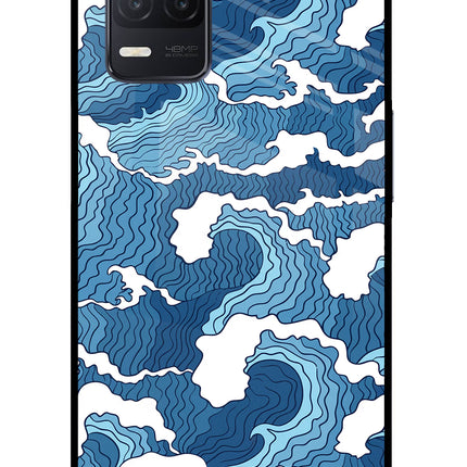 Blue Waves Realme 8 5G/8s 5G Glass Case