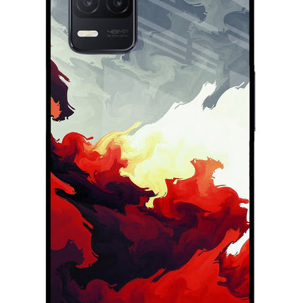 Fire Cloud Realme 8 5G/8s 5G Glass Case