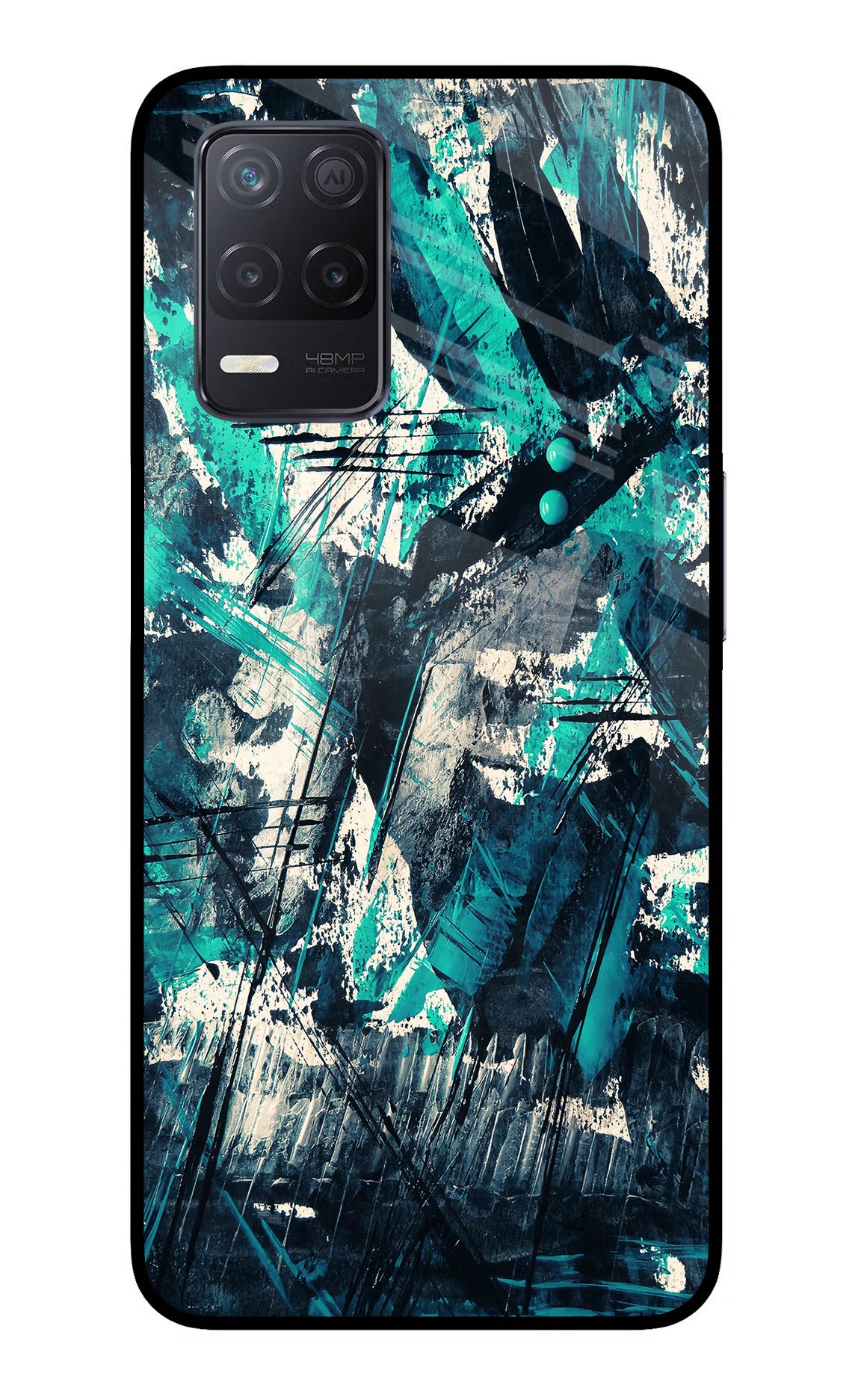 Artwork Realme 8 5G/8s 5G Glass Case Back Cover by Casekaro