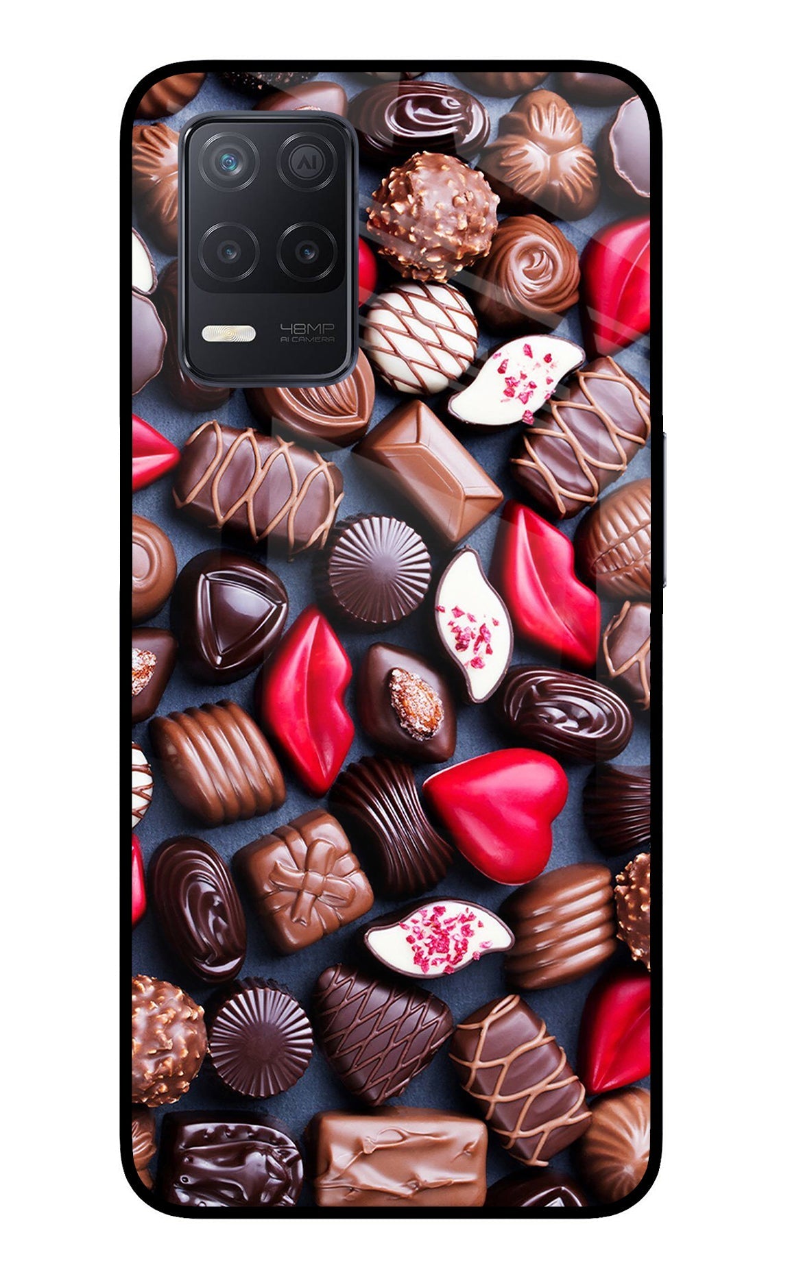 Chocolates Realme 8 5G/8s 5G Glass Case