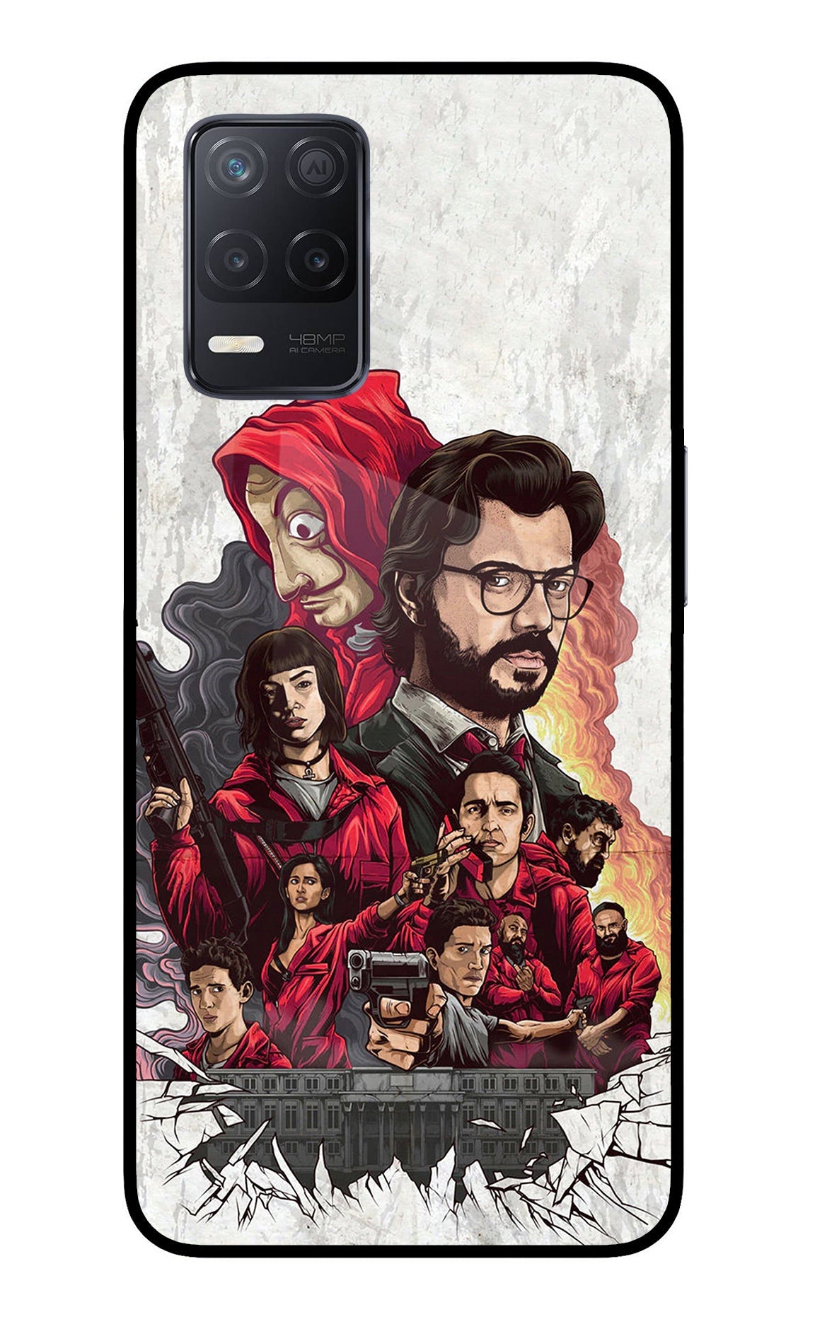 Money Heist Artwork Realme 8 5G/8s 5G Back Cover